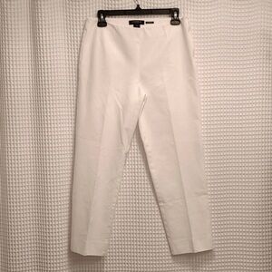 Lafayette 148 New York White Ankle Pants